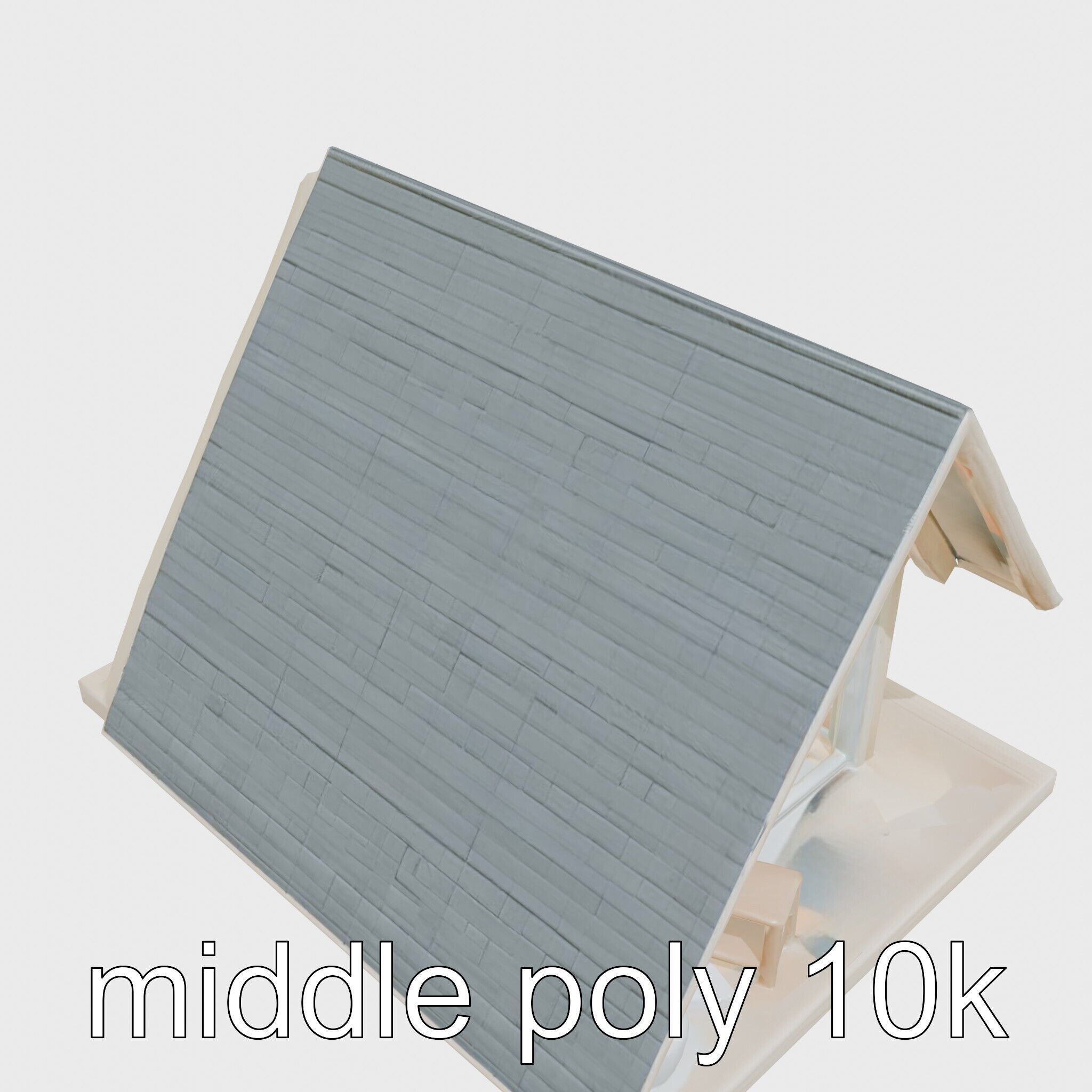 Scandinavian A-frame Cabin 3D model pack Low-poly 3D model_28