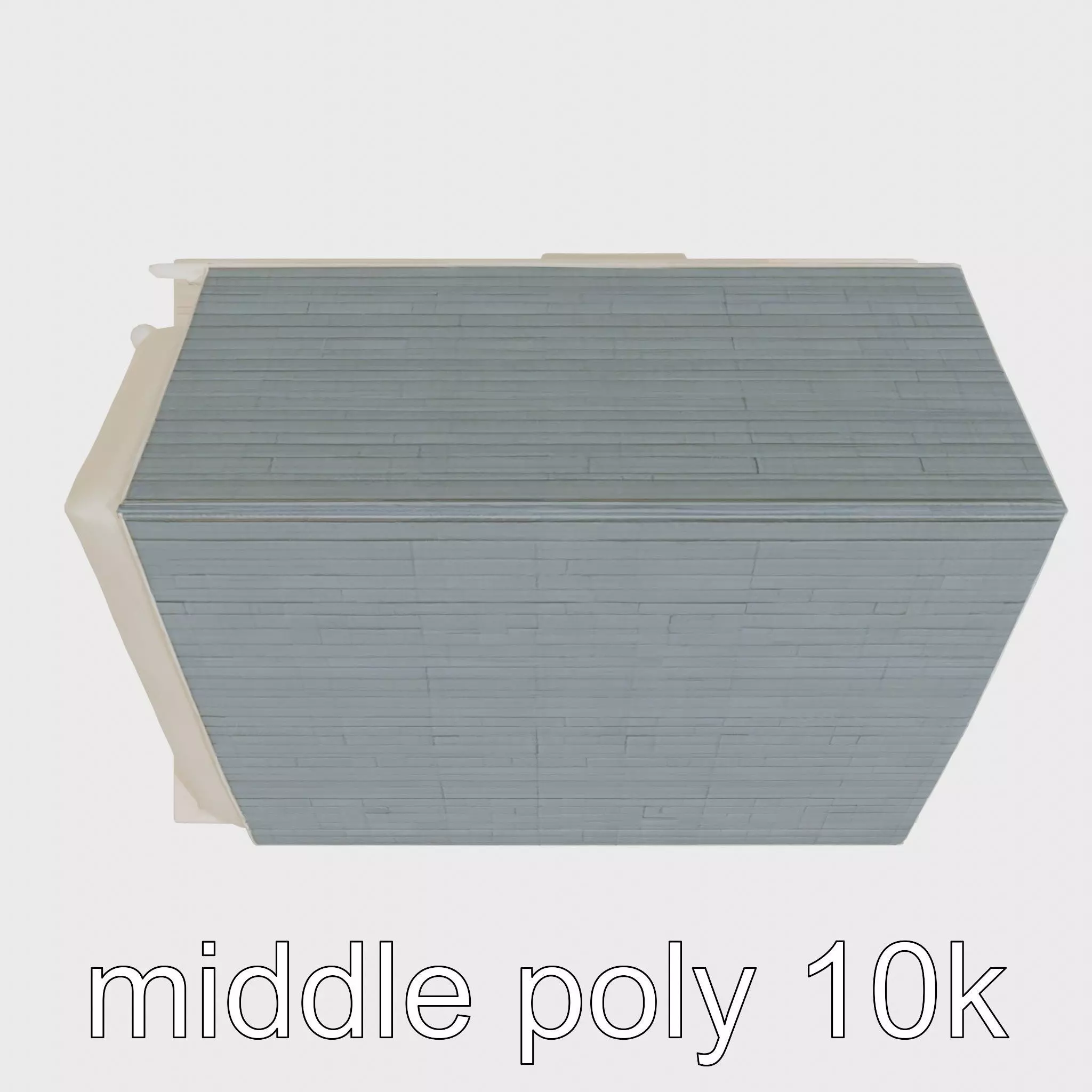 Scandinavian A-frame Cabin 3D model pack Low-poly 3D model_0