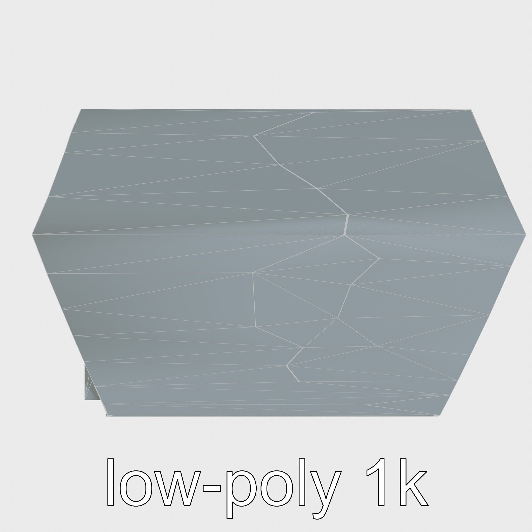 Scandinavian A-frame Cabin 3D model pack Low-poly 3D model_24