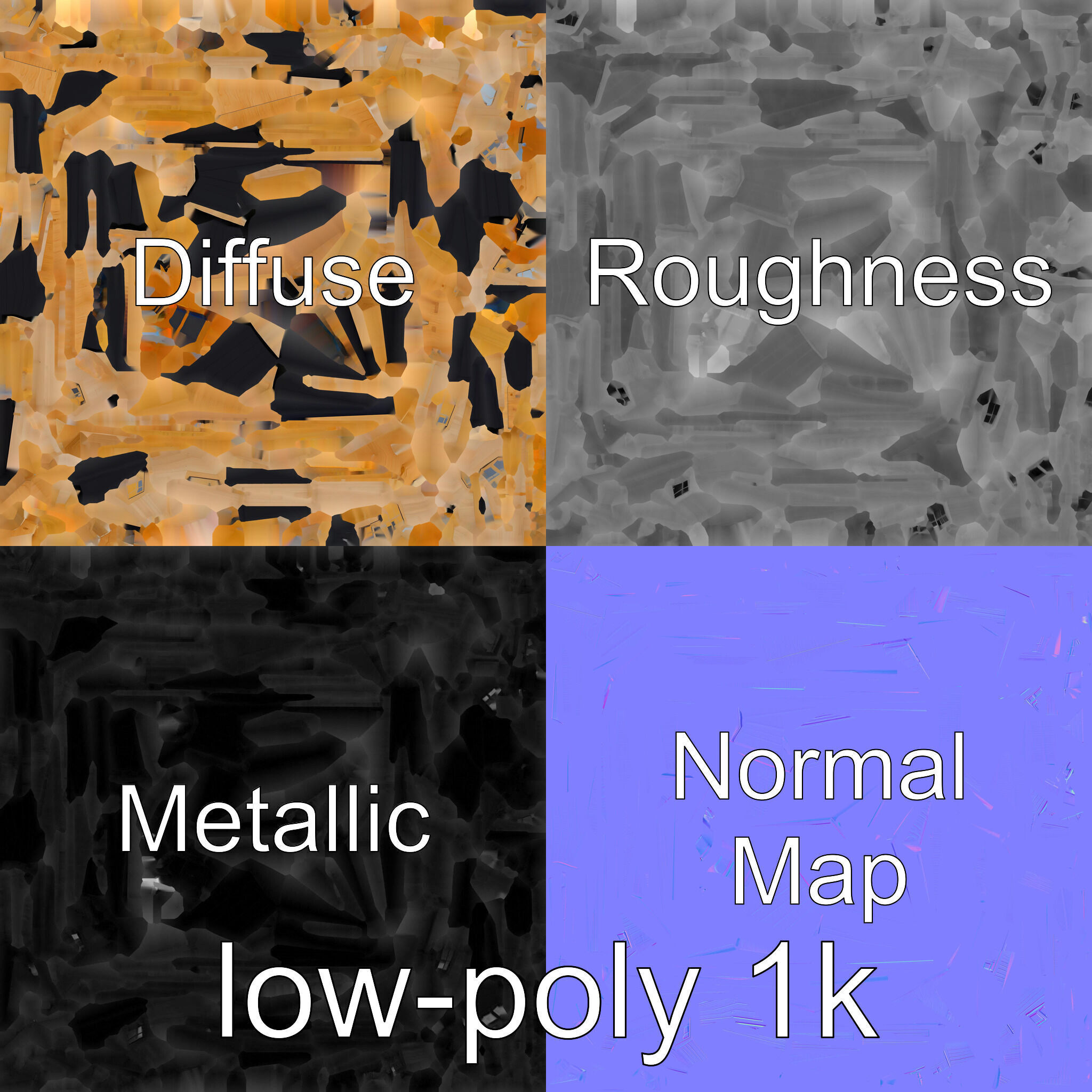 Scandinavian A-Frame Cabin with Loft model pack Low-poly 3D model_4