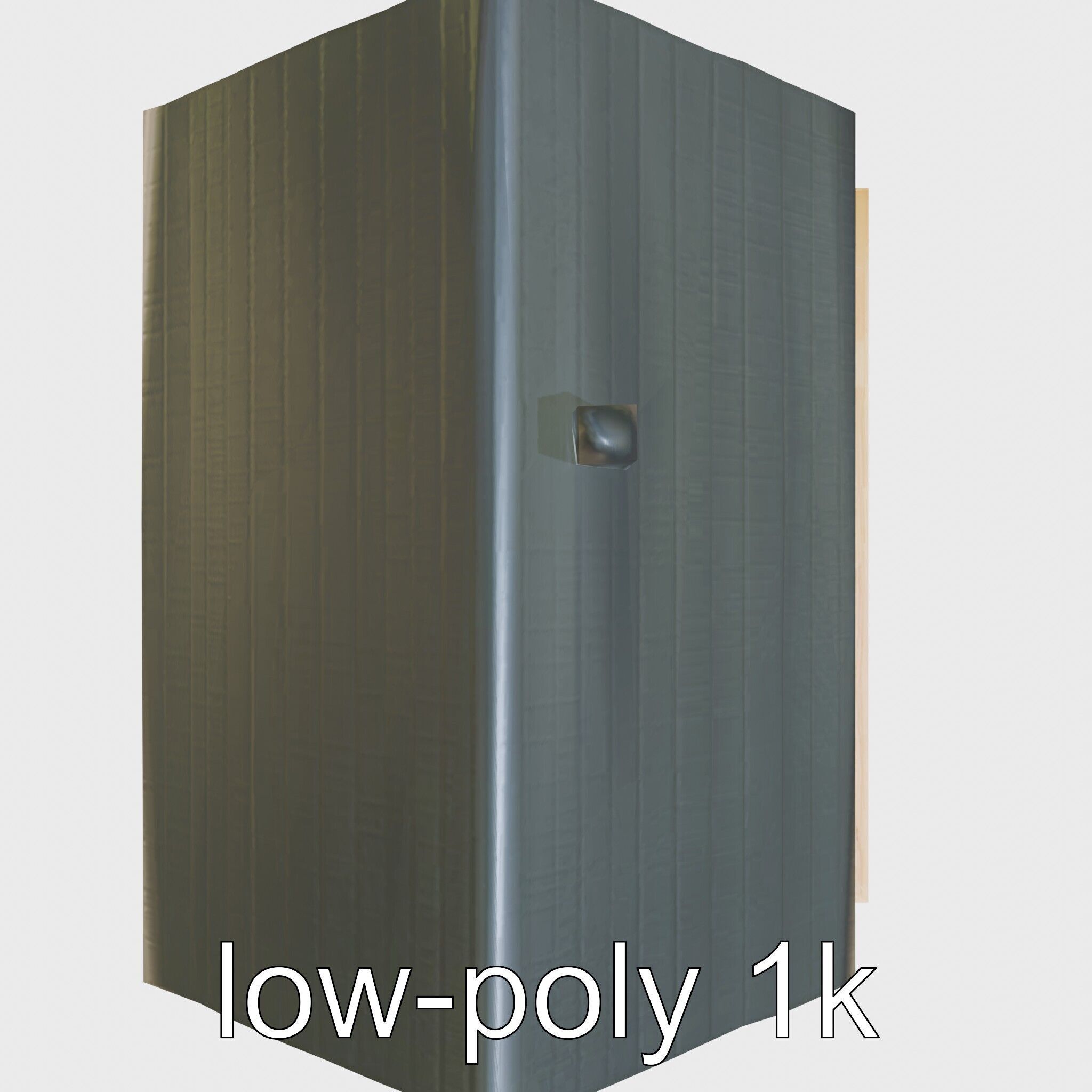 Scandinavian A-Frame Cabin with Loft model pack Low-poly 3D model_27