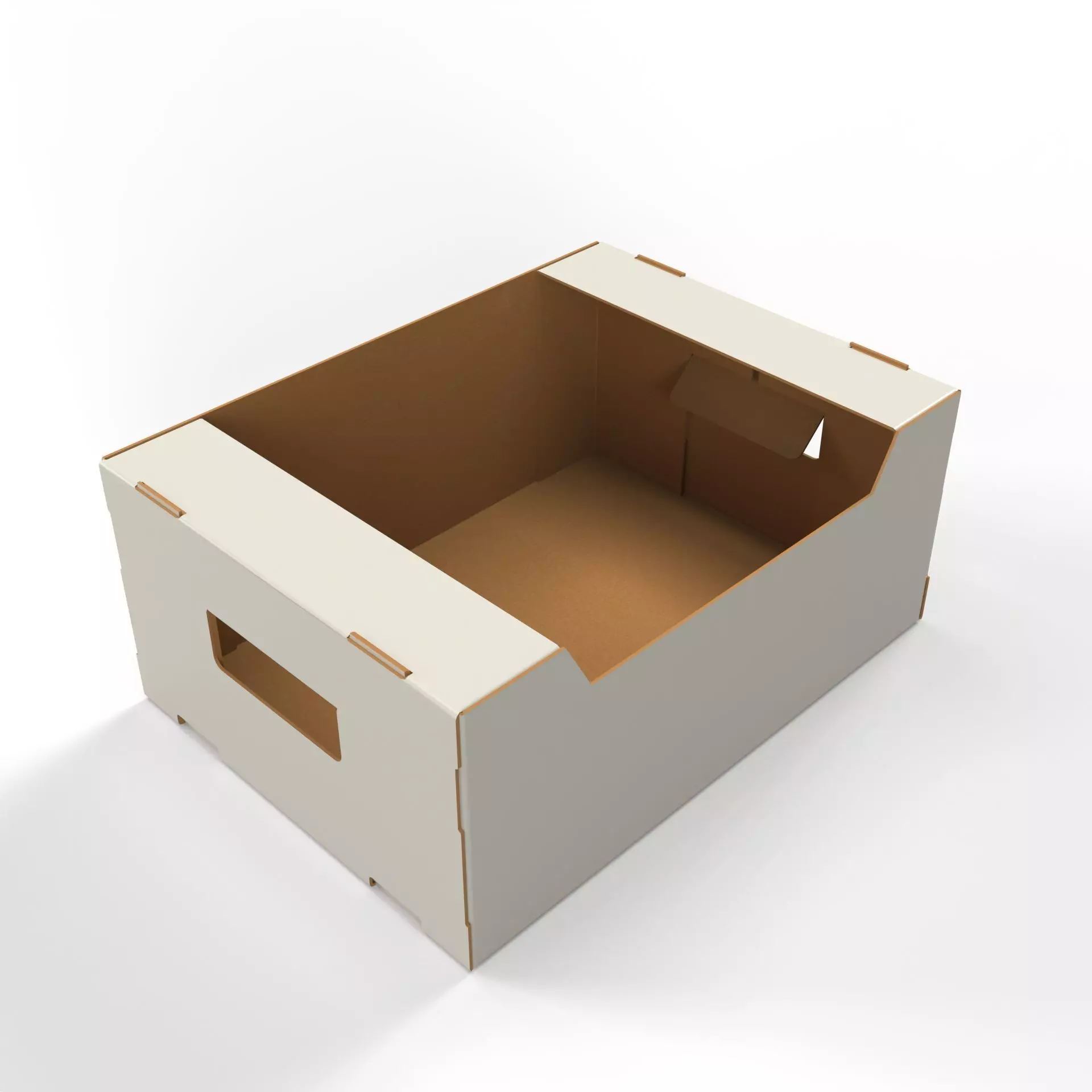 Cardboard Retail Display Tray for Product Packaging Merchandise Texture_0