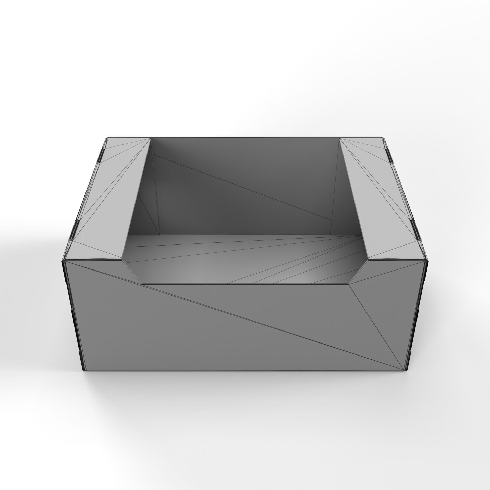 Cardboard Retail Display Tray for Product Packaging Merchandise Texture_4