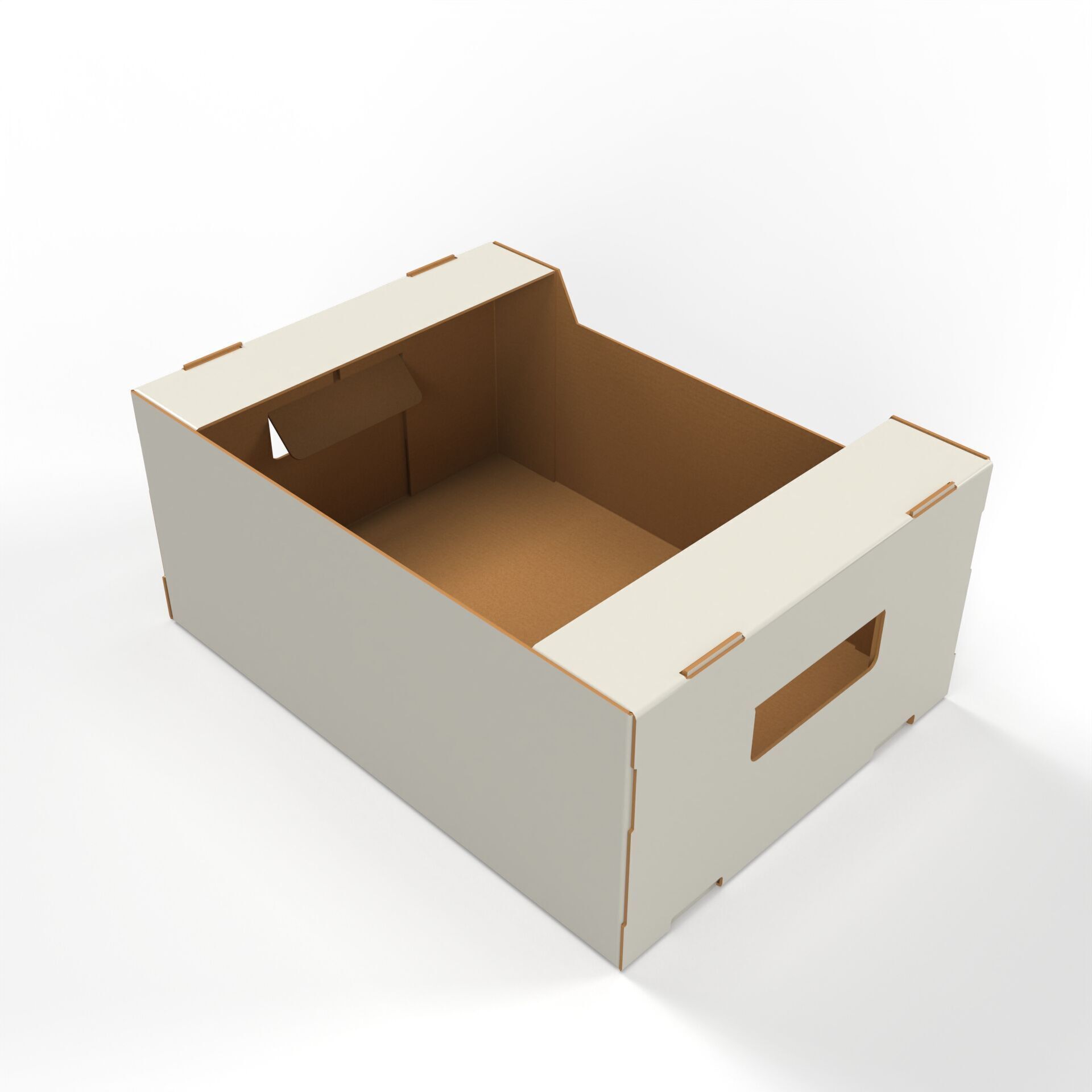 Cardboard Retail Display Tray for Product Packaging Merchandise Texture_2