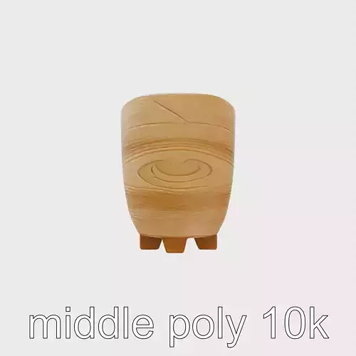 Wooden Double-Wall Bathtub Model Pack