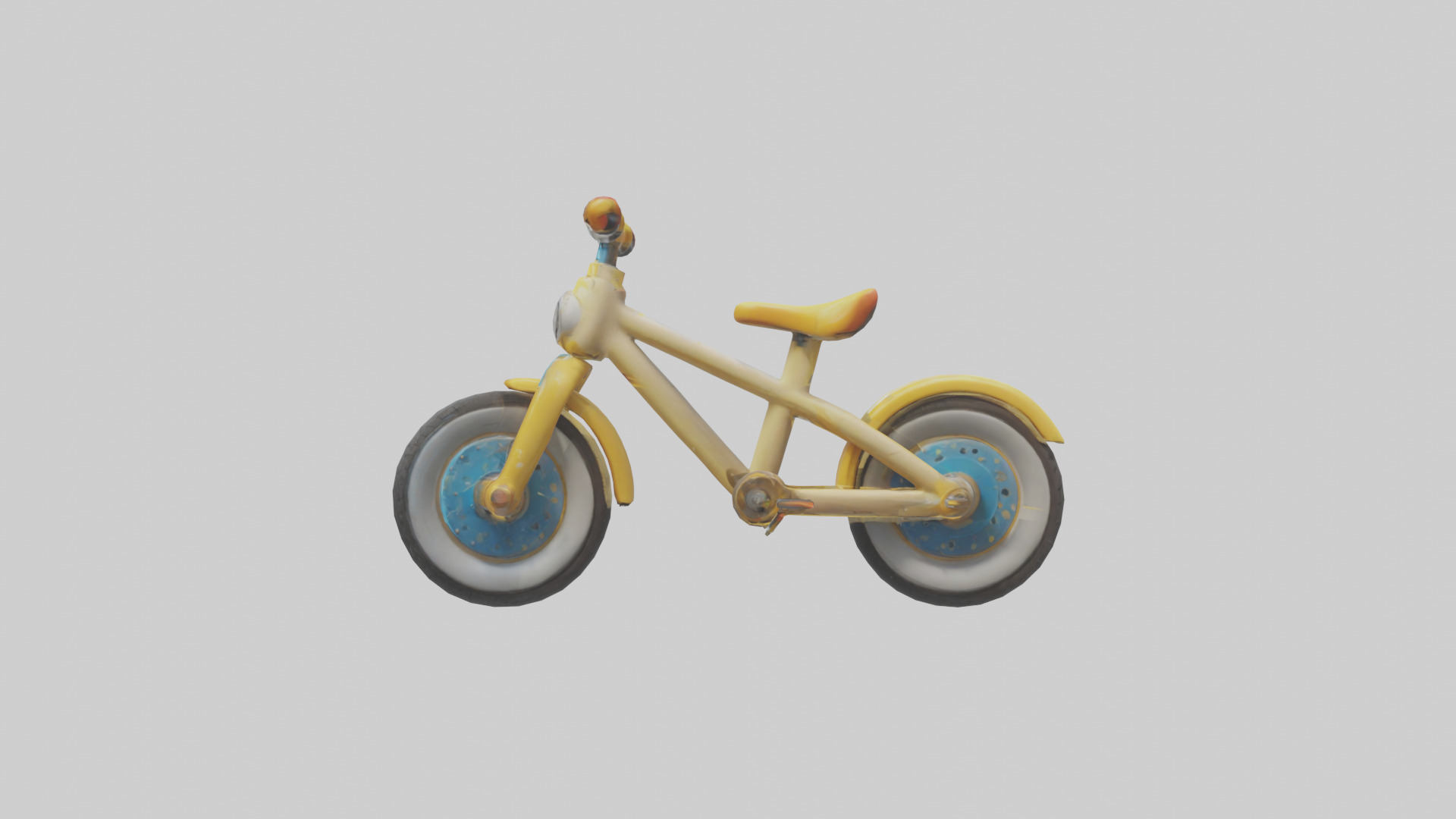 Cartoon Bicycle model 3D model_12