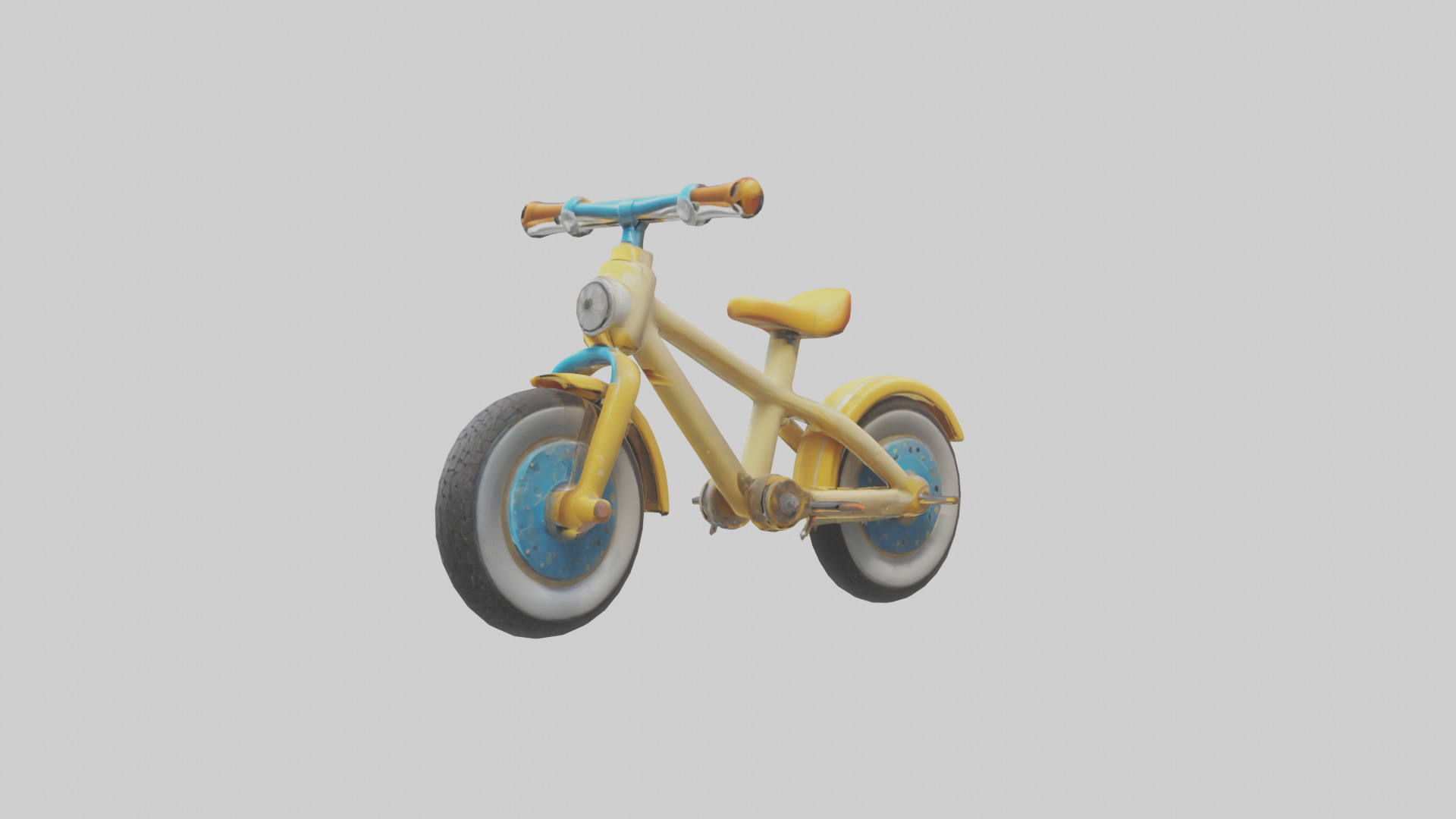 Cartoon Bicycle model 3D model_11
