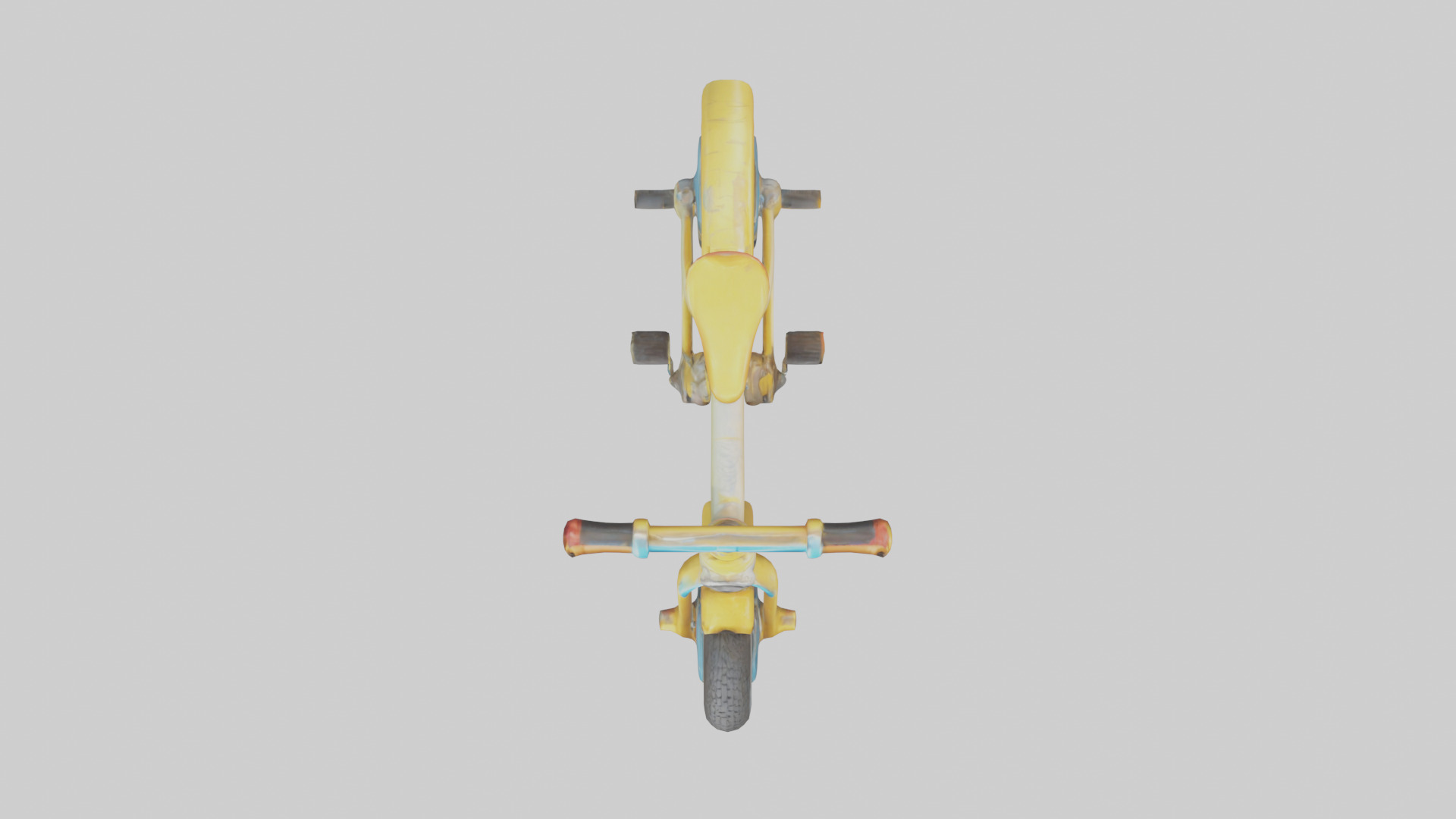 Cartoon Bicycle model 3D model_14