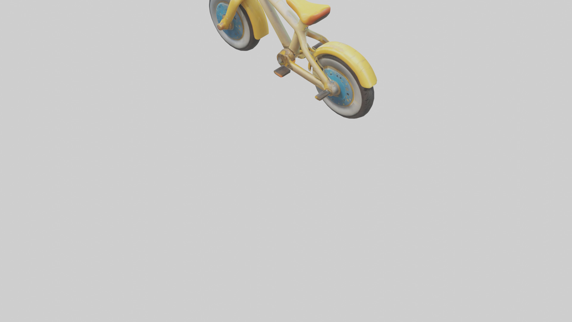Cartoon Bicycle model 3D model_4