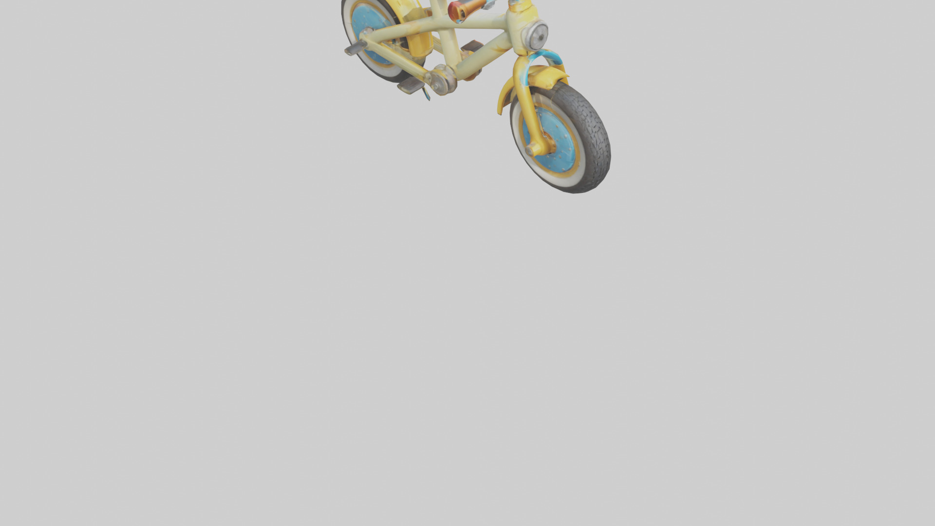 Cartoon Bicycle model 3D model_7
