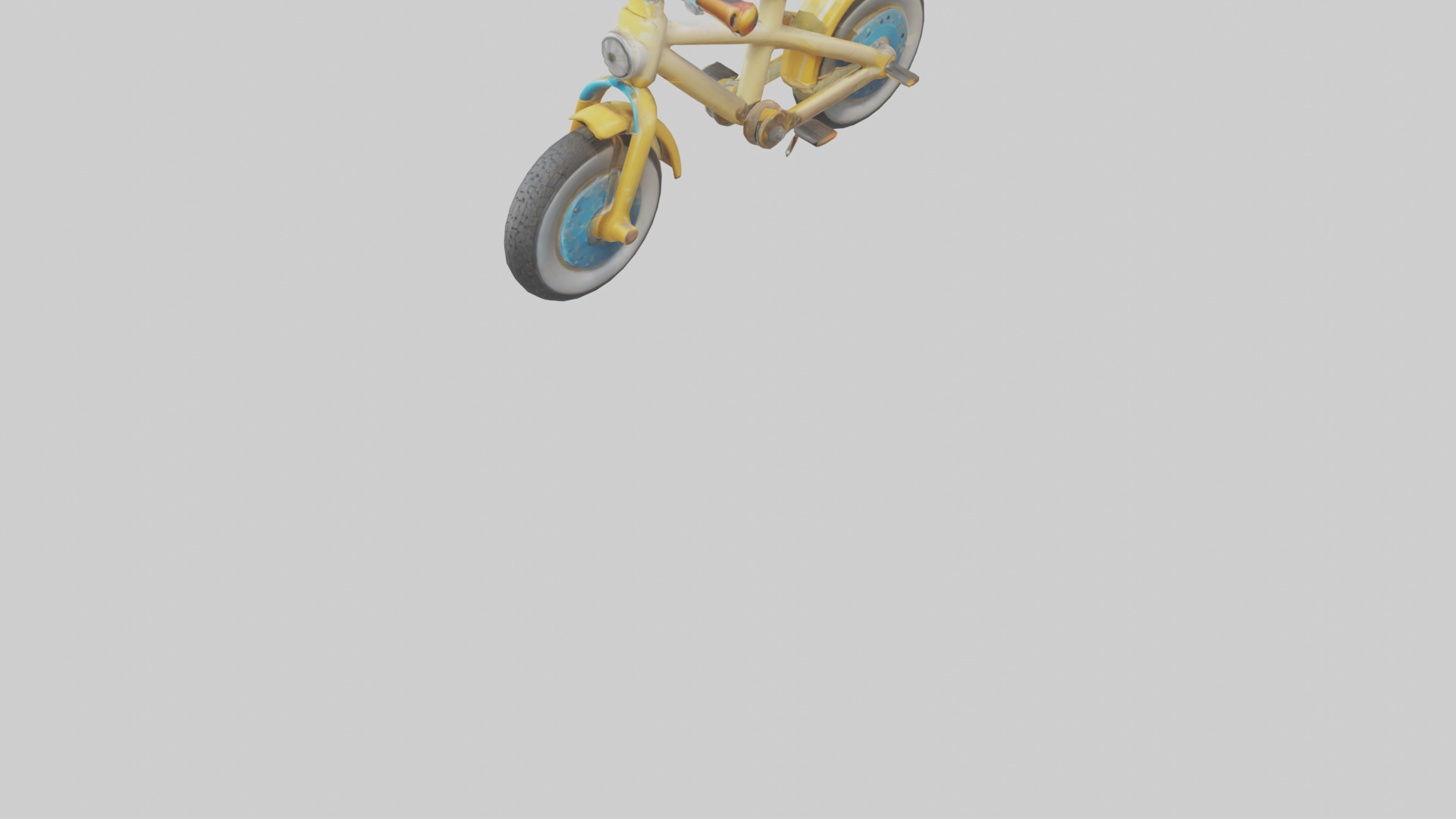 Cartoon Bicycle model 3D model_6