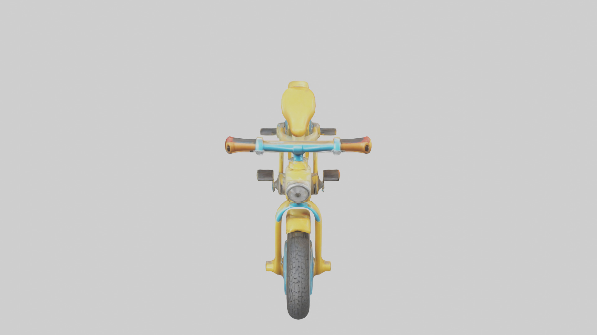 Cartoon Bicycle model 3D model_16