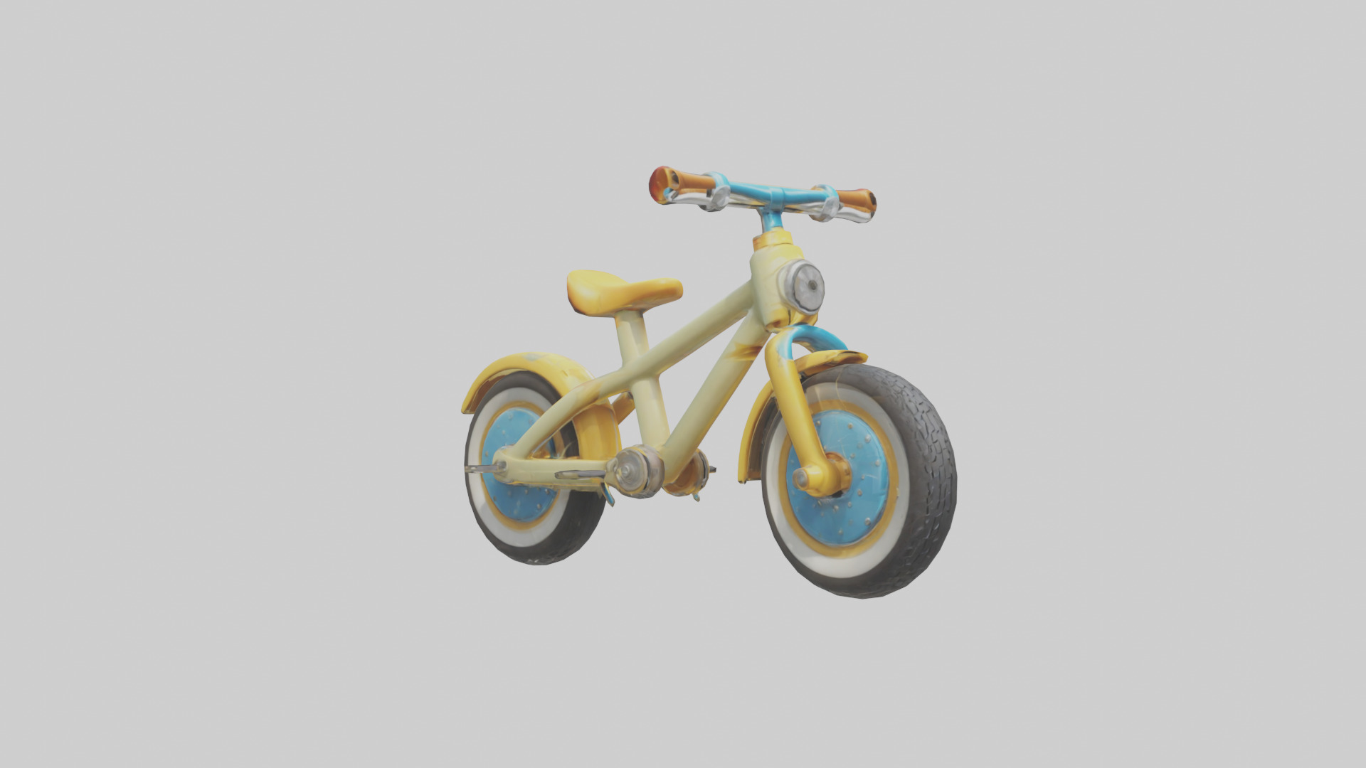Cartoon Bicycle model 3D model_8