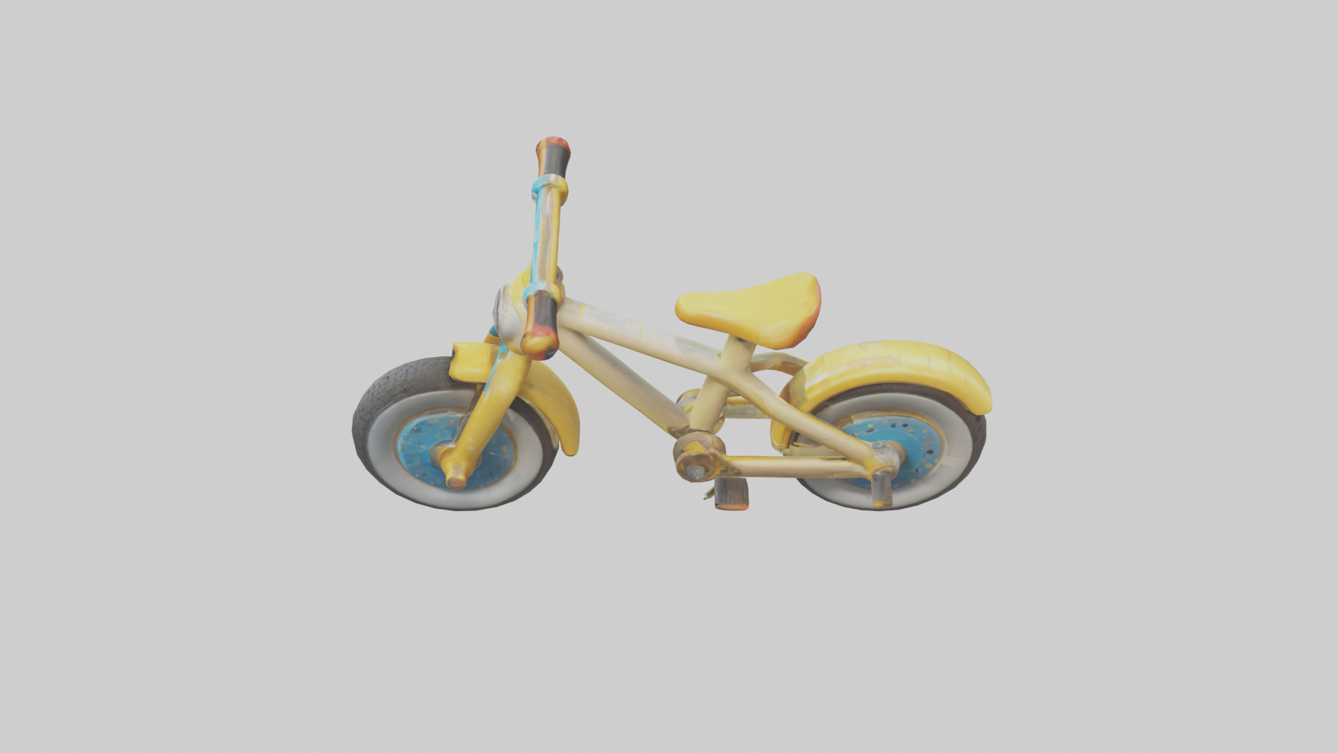 Cartoon Bicycle model 3D model_17