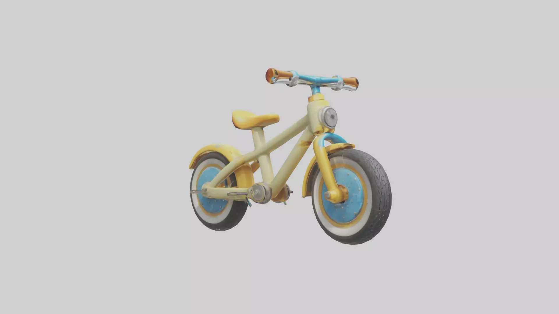 Cartoon Bicycle model 3D model_0