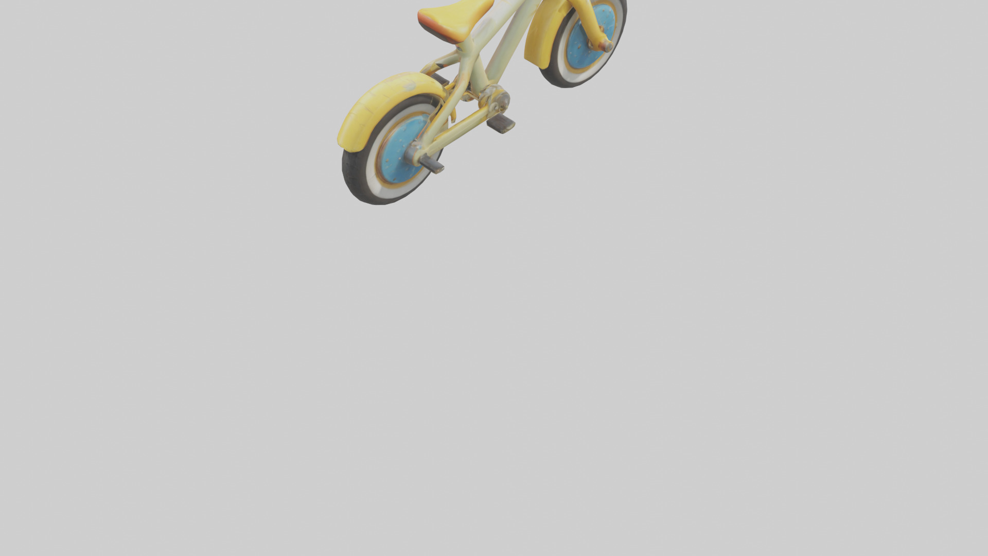 Cartoon Bicycle model 3D model_5