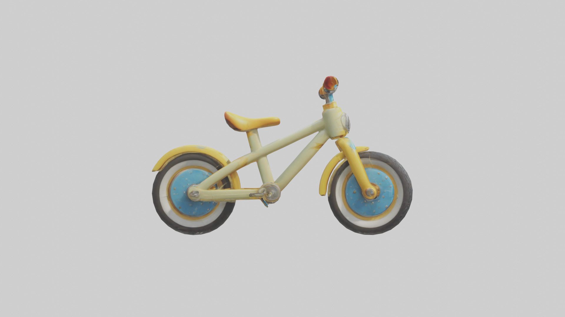 Cartoon Bicycle model 3D model_13