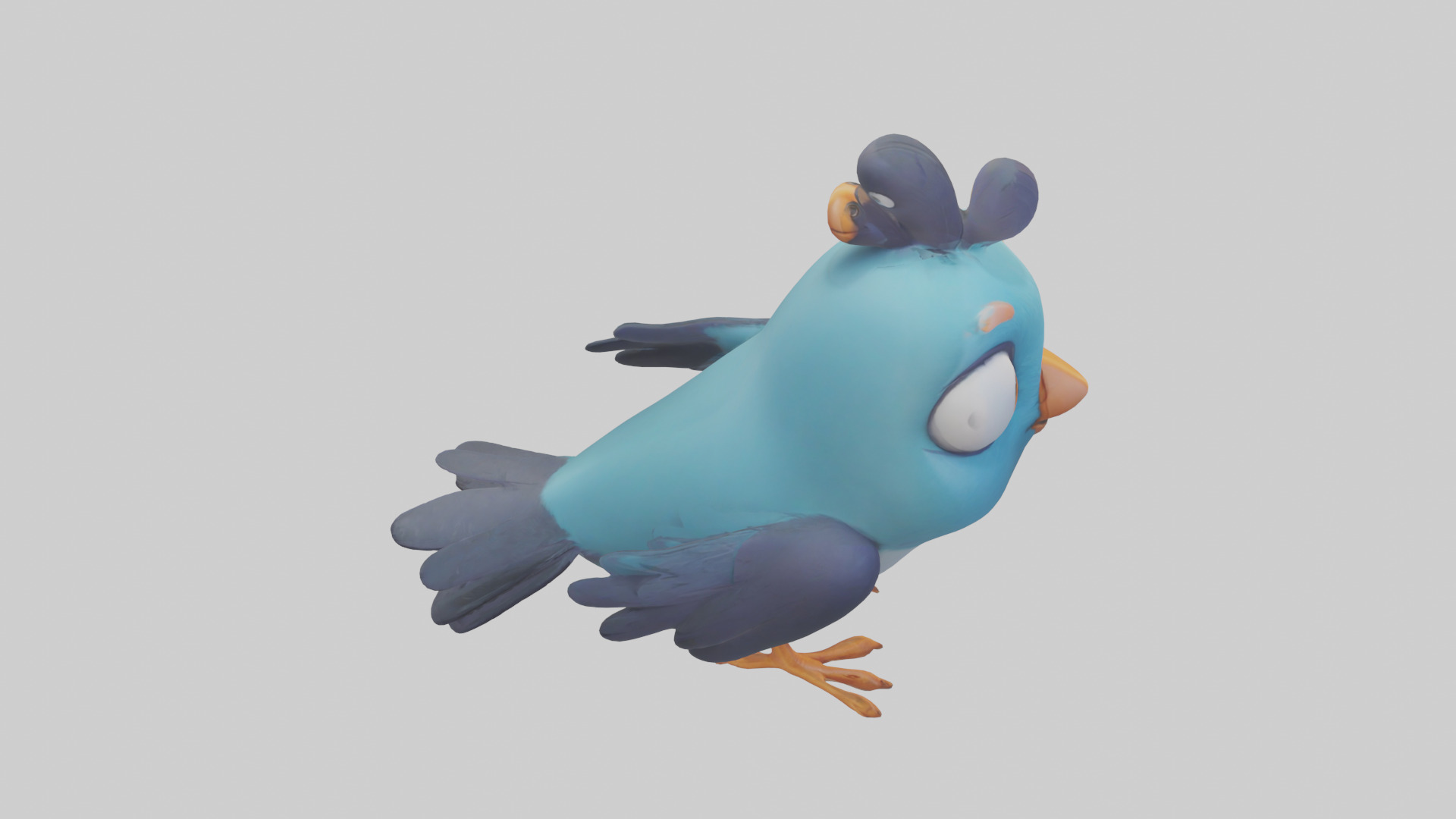 Cartoon Bird model 3D model_18