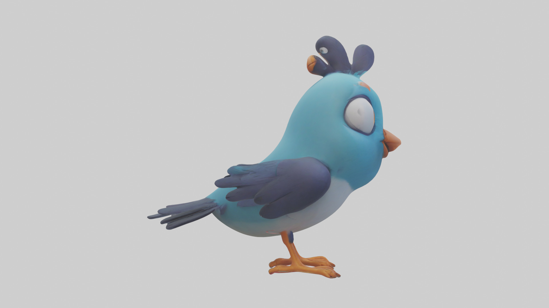 Cartoon Bird model 3D model_13