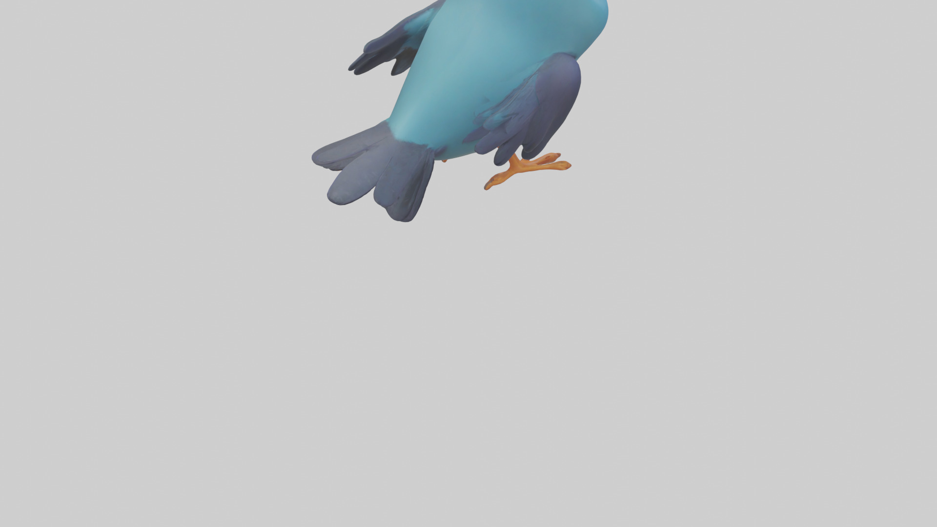 Cartoon Bird model 3D model_4