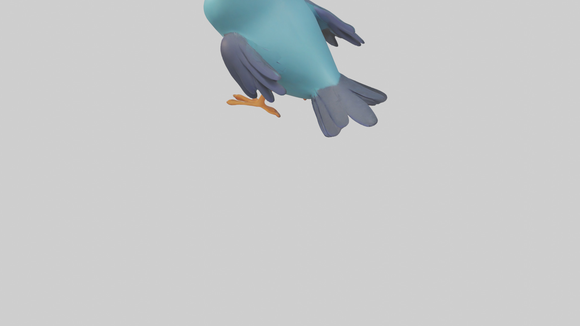 Cartoon Bird model 3D model_3