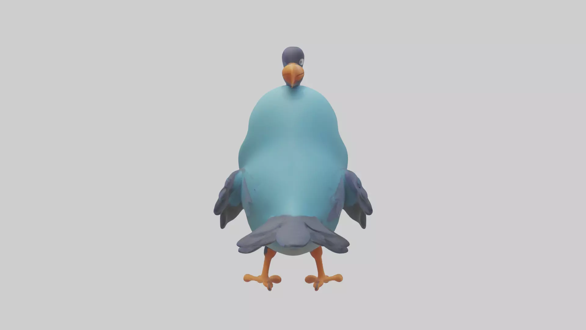 Cartoon Bird model 3D model_0