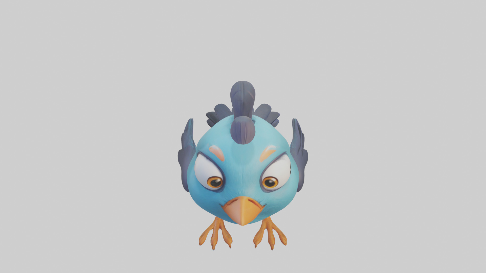 Cartoon Bird model 3D model_16