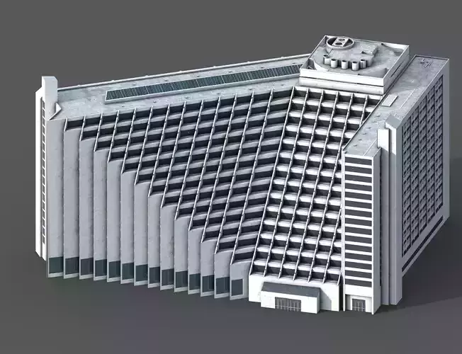 Hyatt Regency San Francisco Low-poly 3D model