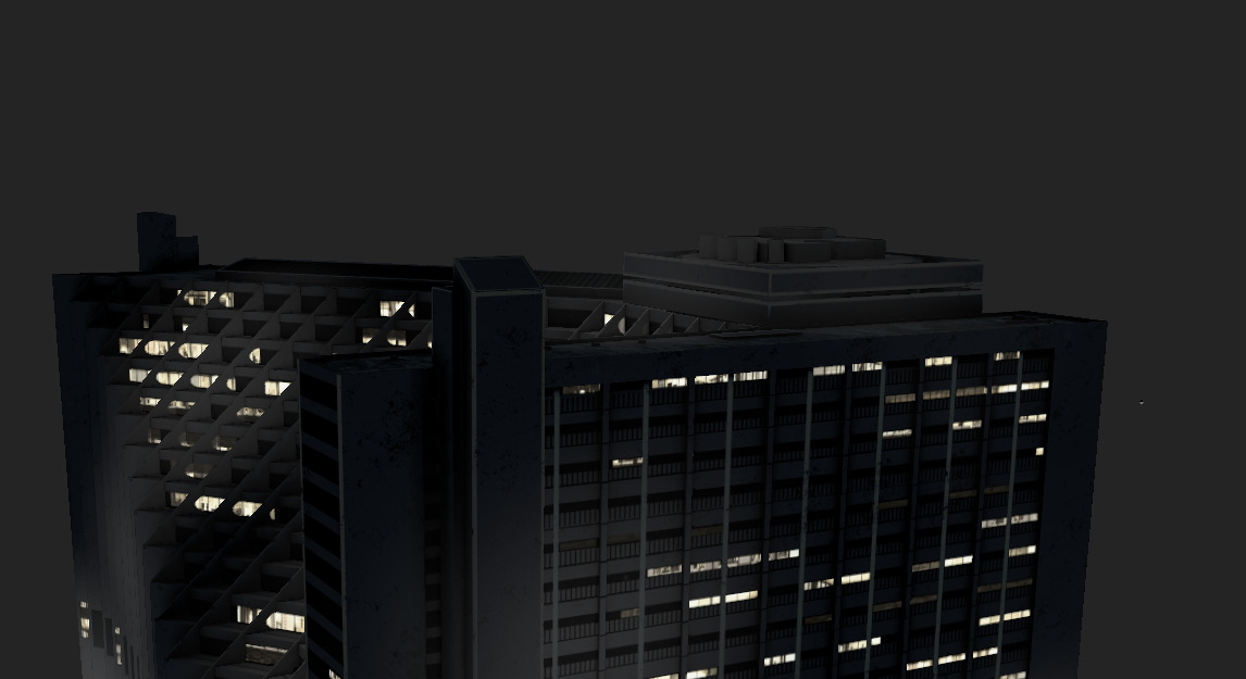Hyatt Regency San Francisco Low-poly 3D model_23