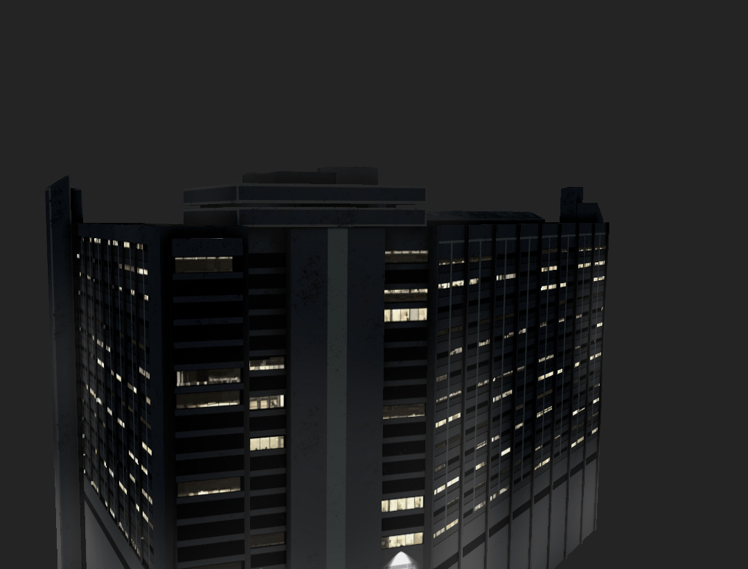 Hyatt Regency San Francisco Low-poly 3D model_24