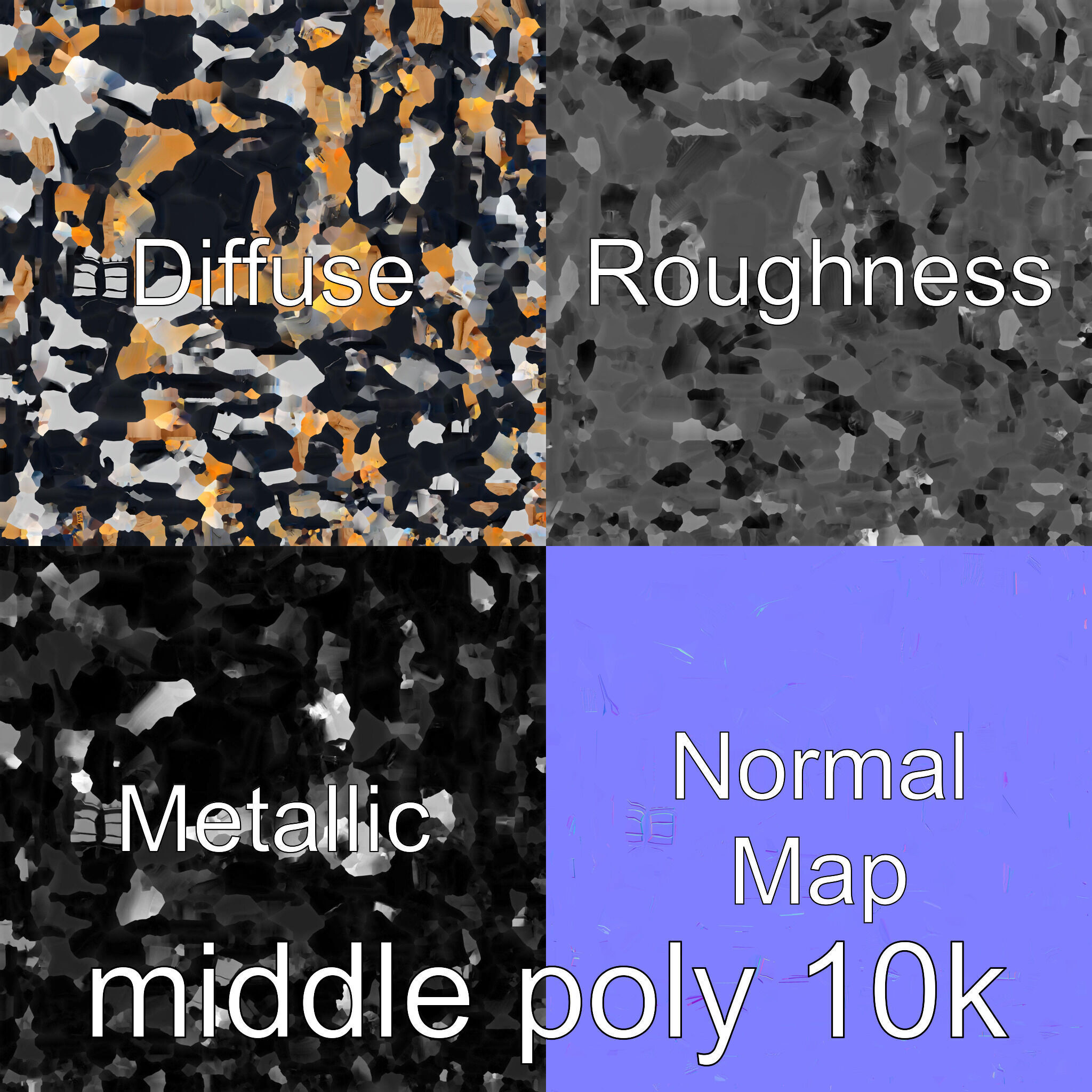 A-frame Cabin with Black Exterior model pack Low-poly 3D model_21