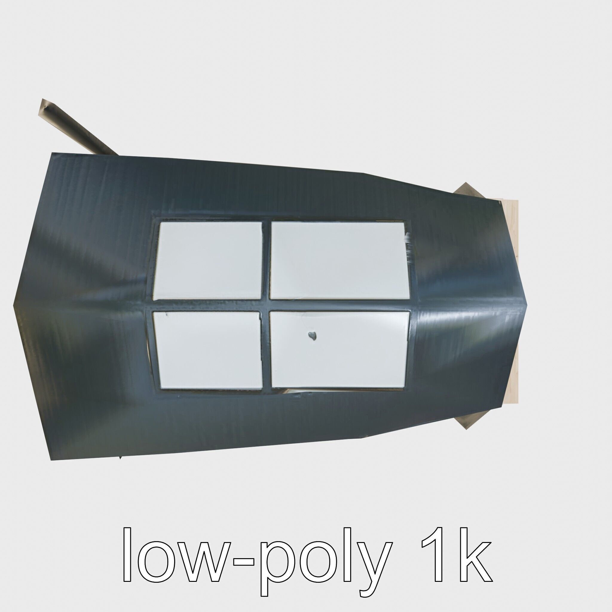 A-frame Cabin with Black Exterior model pack Low-poly 3D model_13