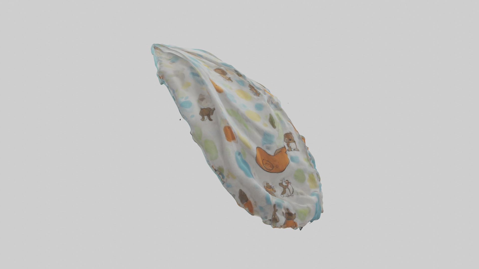 Cartoon Blanket model 3D model_1