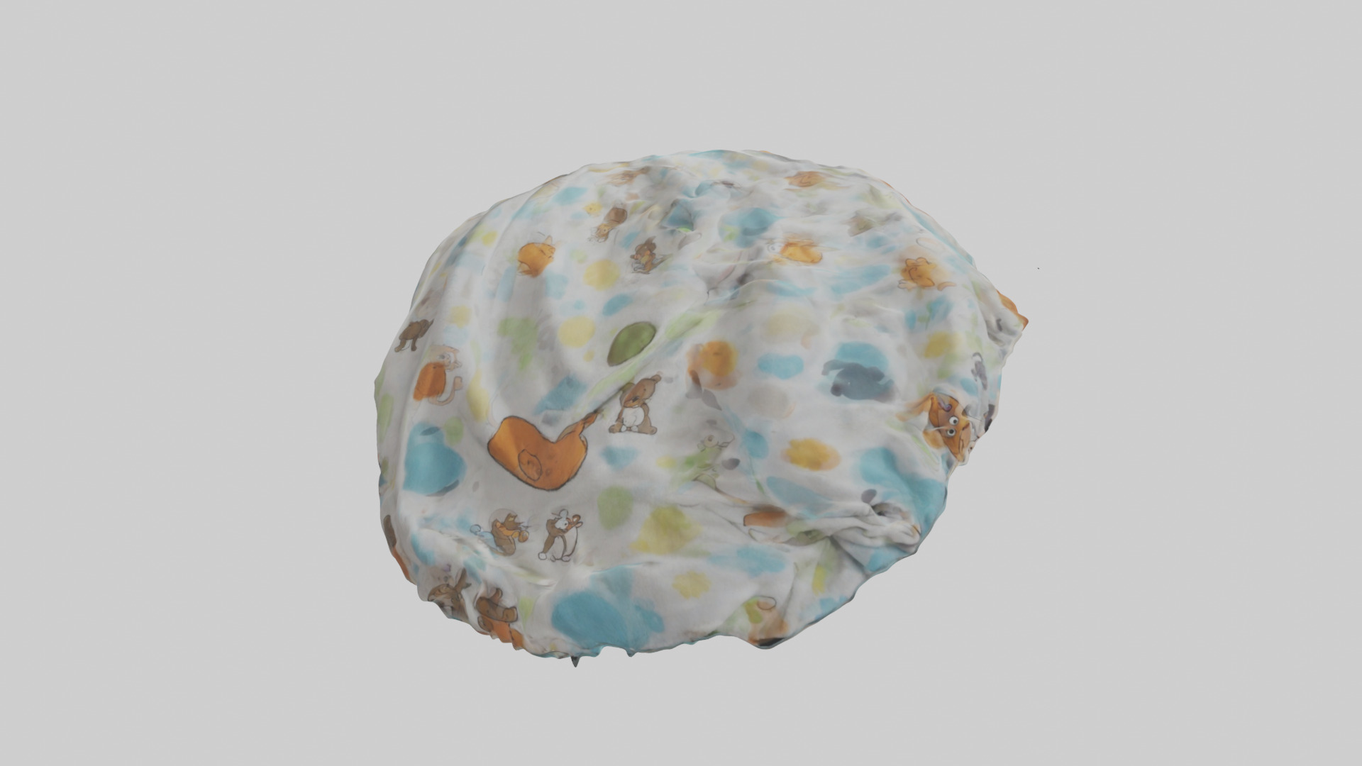 Cartoon Blanket model 3D model_2