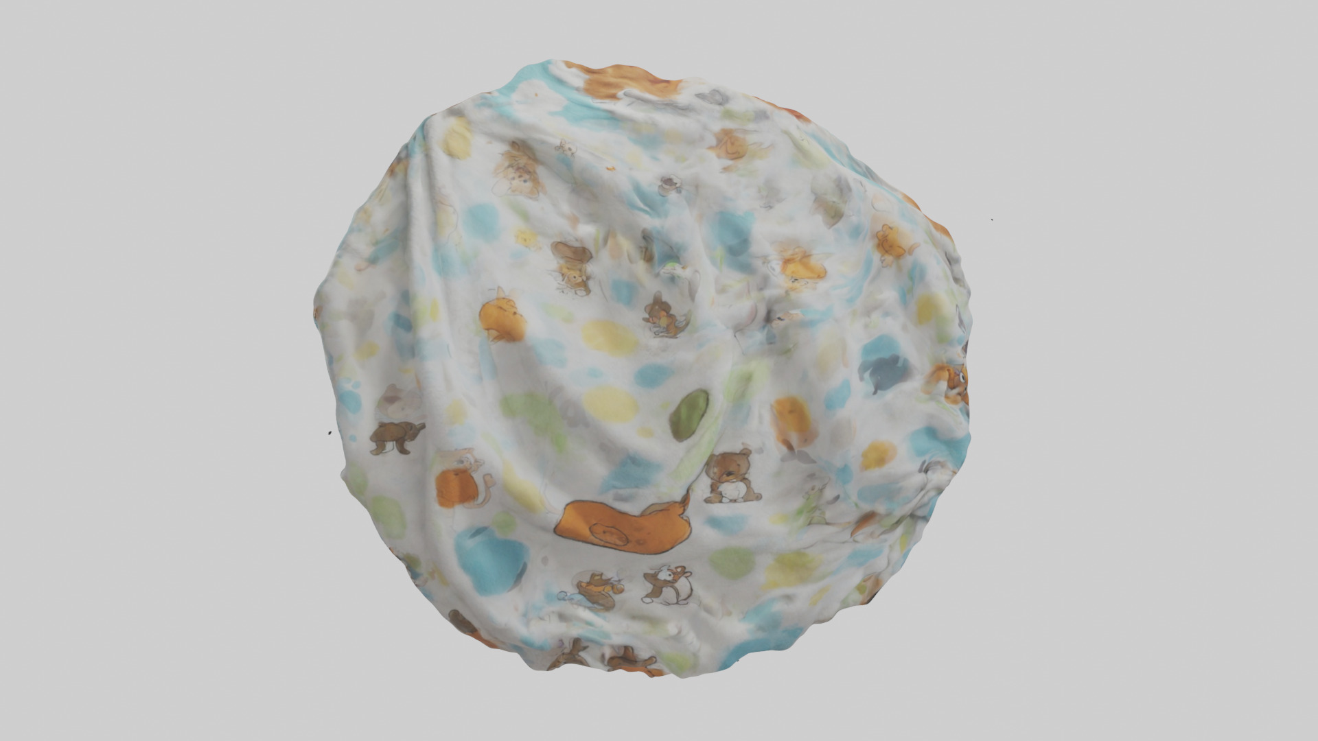 Cartoon Blanket model 3D model_15