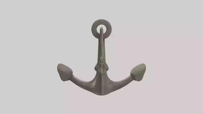 Cartoon Boat Anchor model
