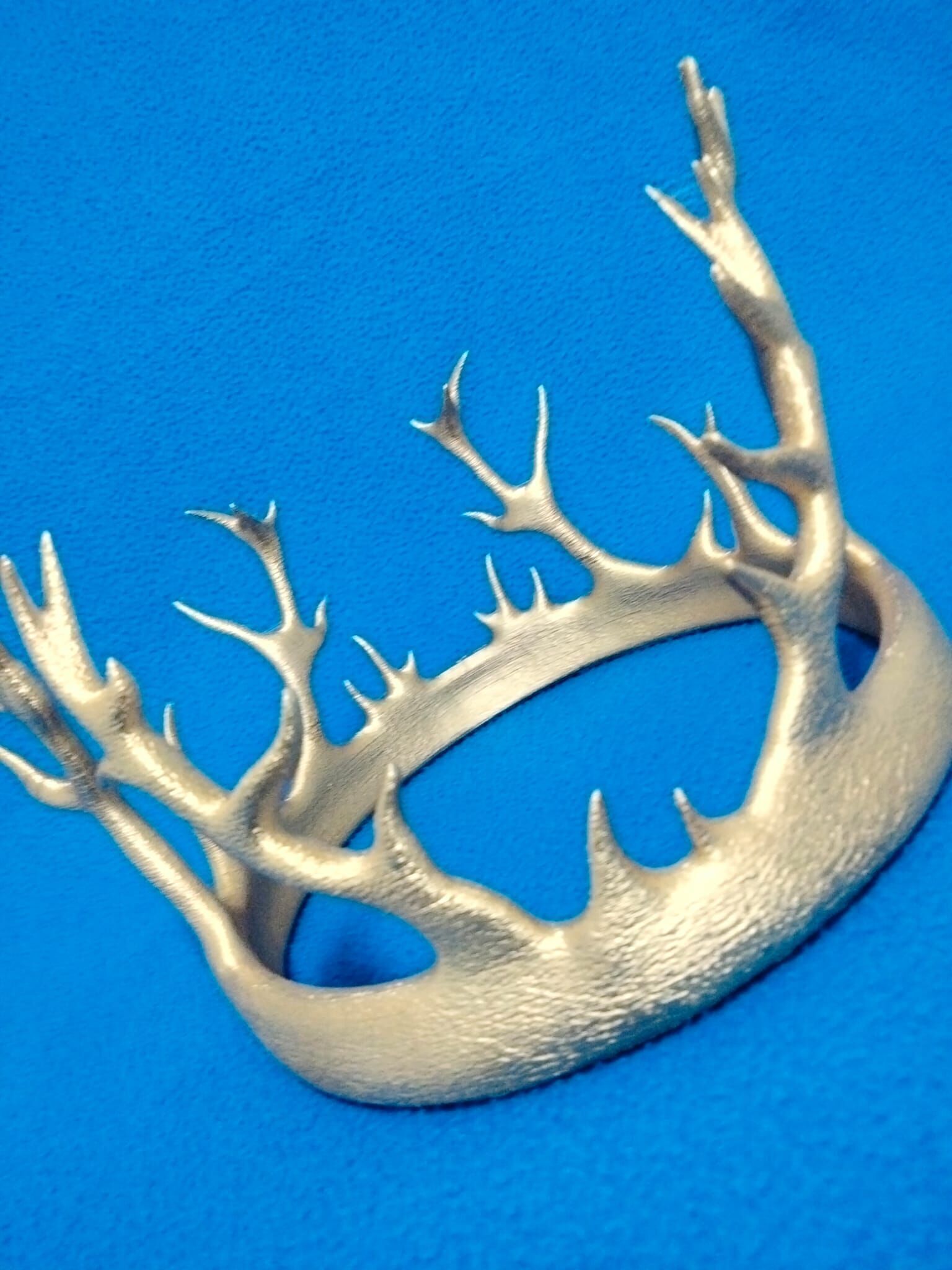 Renly Baratheon crown corona astada 3D print model_3