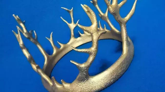 Renly Baratheon crown corona astada 3D print model