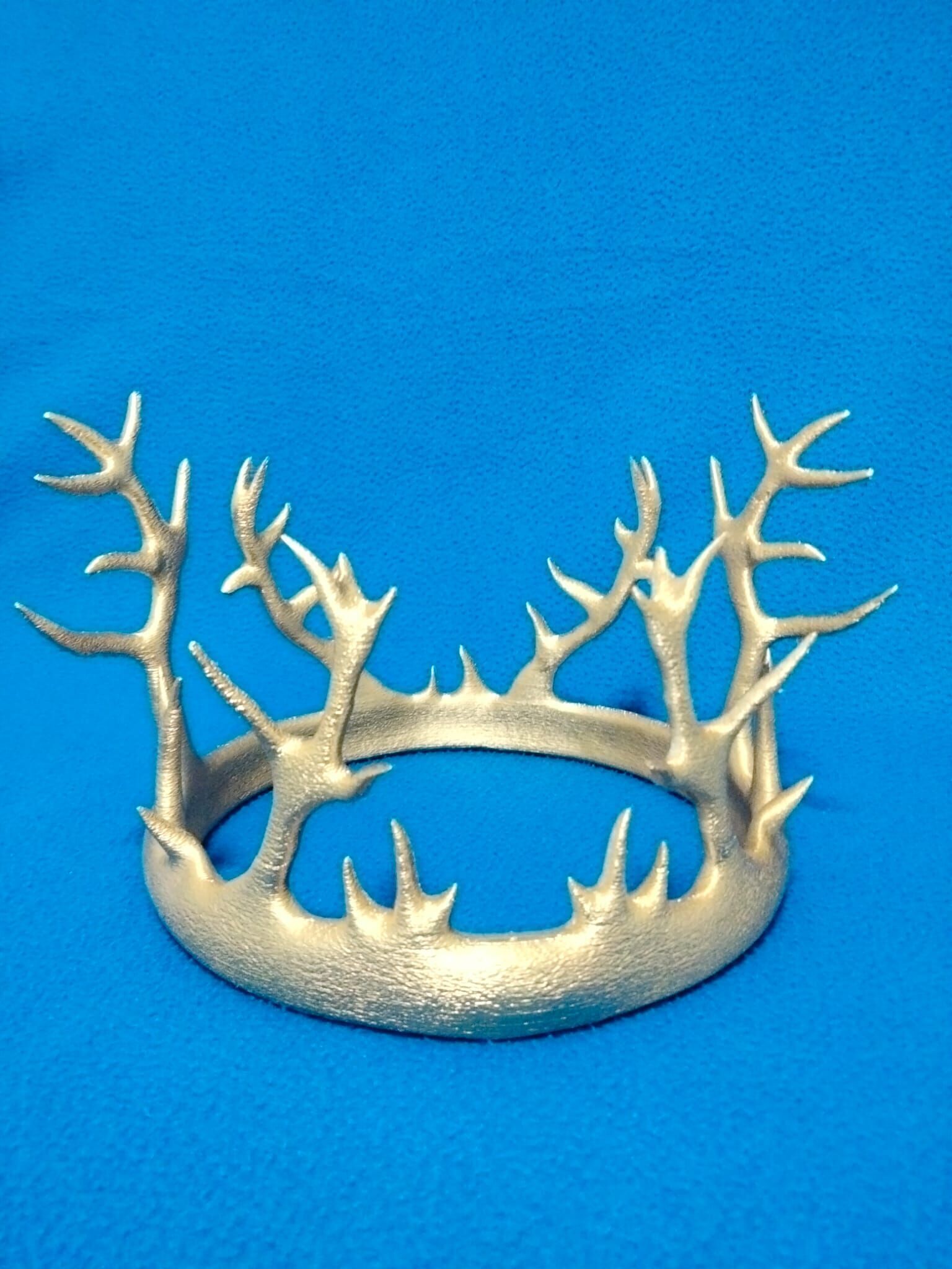Renly Baratheon crown corona astada 3D print model_2