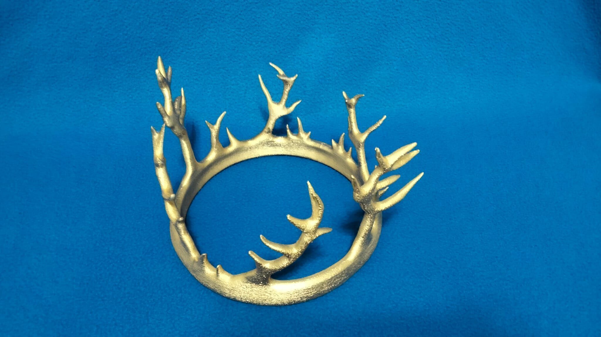 Renly Baratheon crown corona astada 3D print model_5