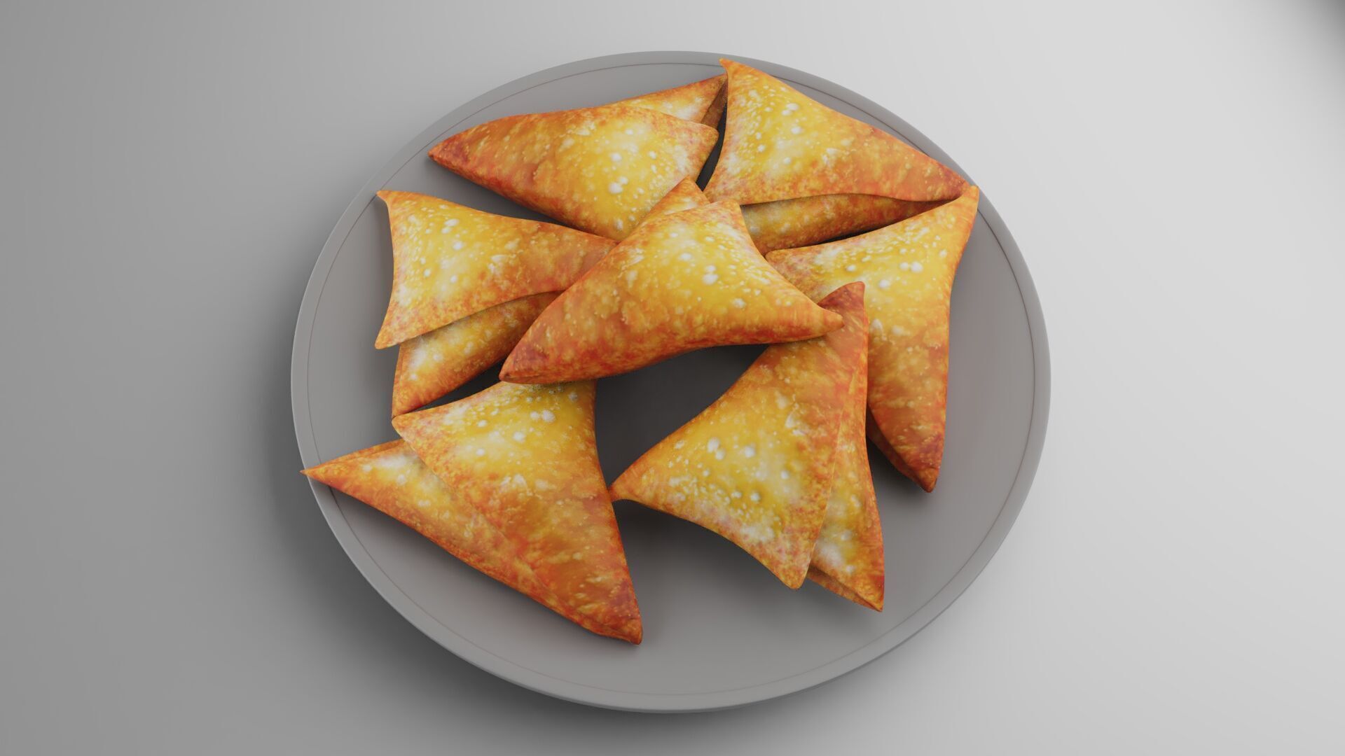 samosa sambosa  Ramadan iftar 3D model_3