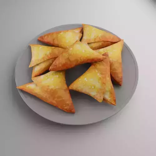 samosa sambosa  Ramadan iftar 3D model