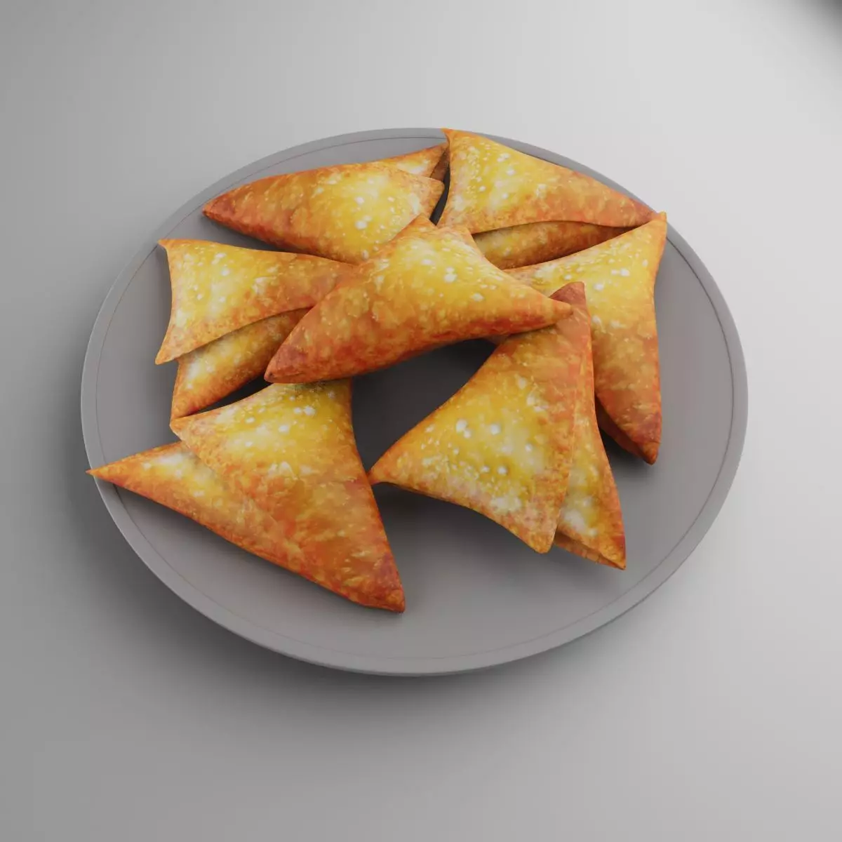 samosa sambosa  Ramadan iftar 3D model_0