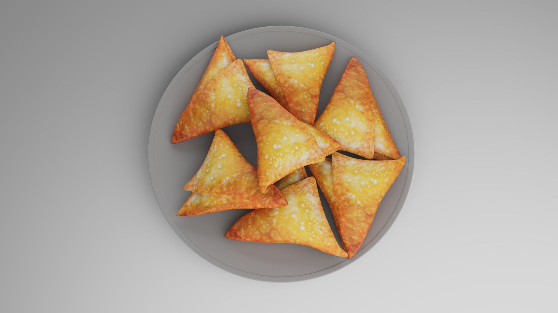 samosa sambosa  Ramadan iftar 3D model_1