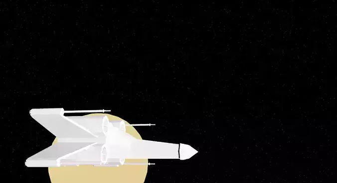 Star Wars X-wing 3D model