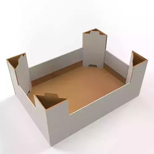 Cardboard Retail Display Tray for Product Packaging Merchandise Texture