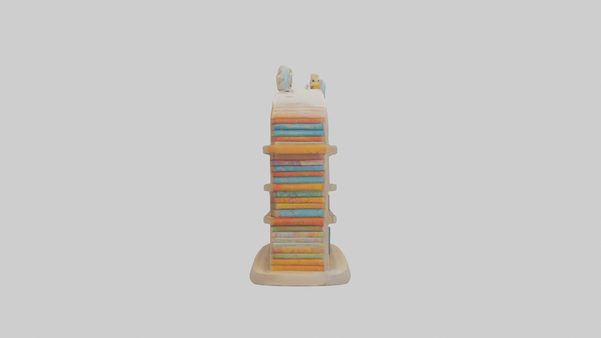 Cartoon Book Shelf model 3D model_13