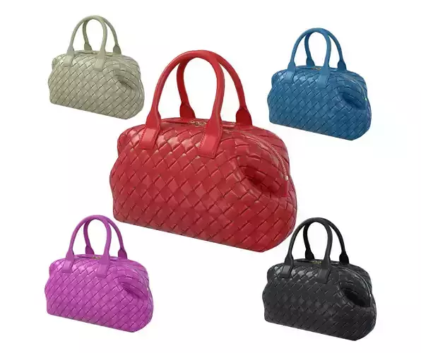 Bottega Veneta Bauletto Intrecciato Bag Low-poly 3D model