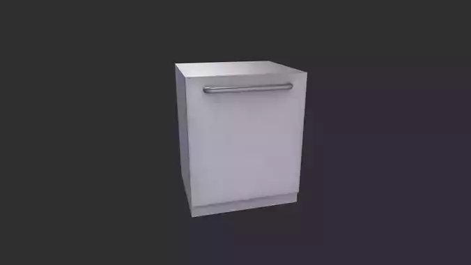 Dishwasher Low-poly 3D model