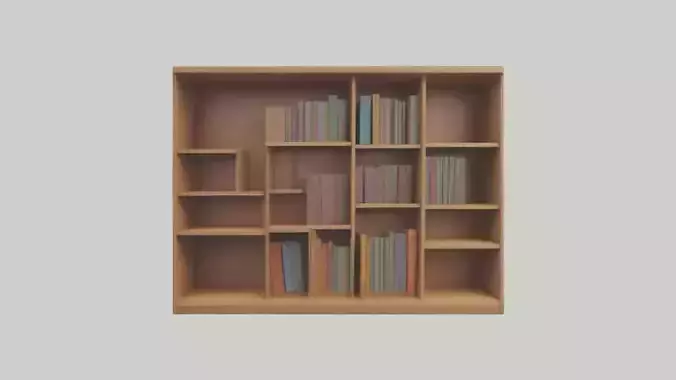 Cartoon Bookshelf model